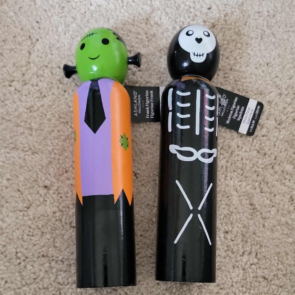 New Ashland Halloween Hocus Pocus Series Frank Figure & Skeleton Figure